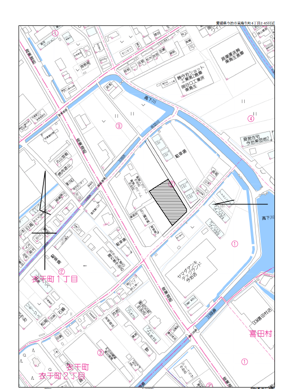 東鳥生4(井出先生)住宅地図